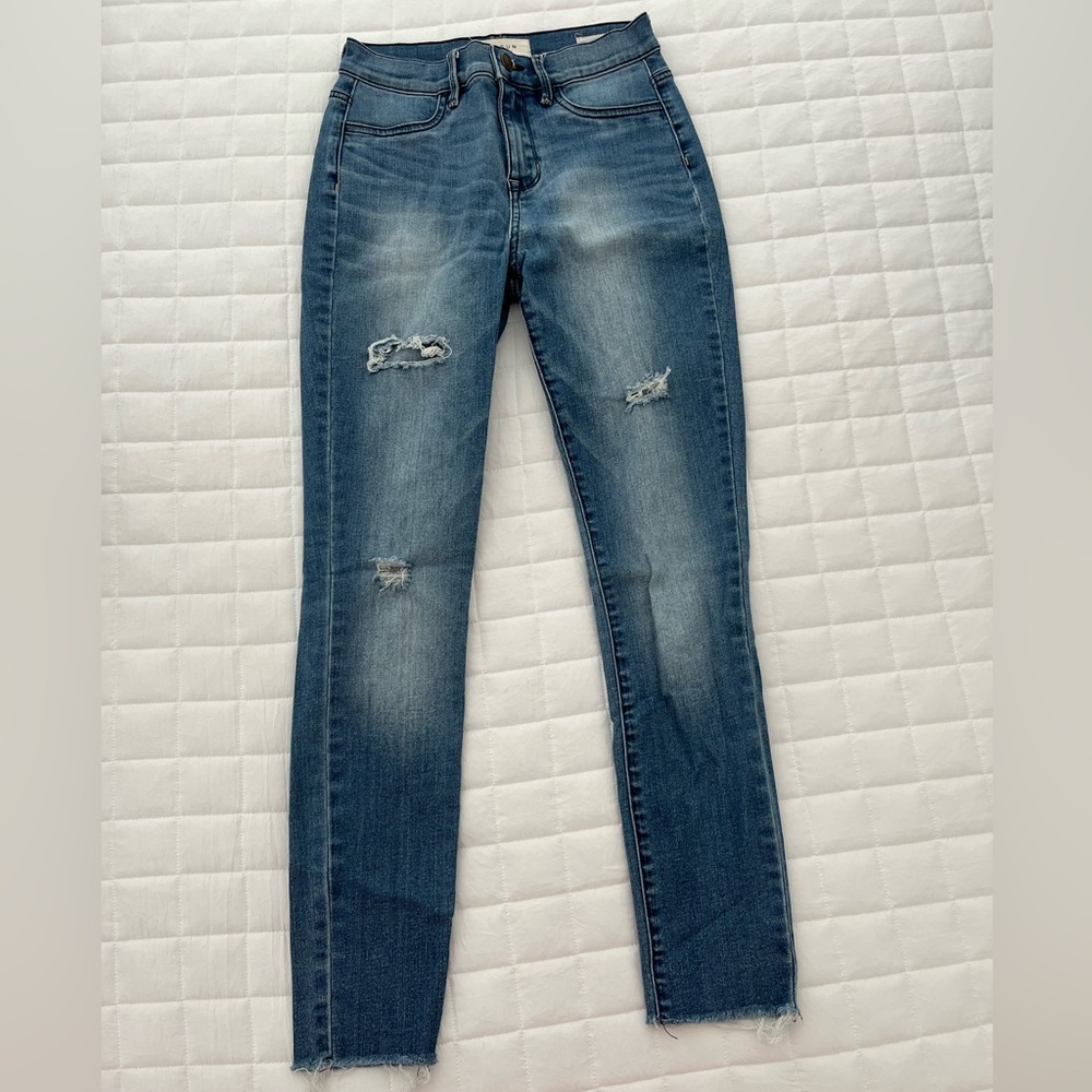 PacSun Los Angeles Power Super Stretch High-Rise Ankle Jegging Size 25 - Picture 1 of 7